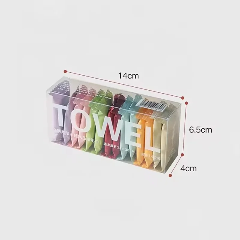 14pcs Disposable Washcloth/ Portable Travel Towel
