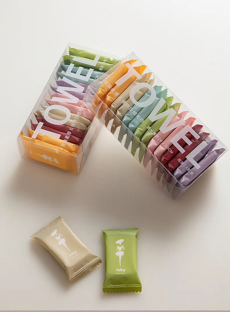 14pcs Disposable Washcloth/ Portable Travel Towel